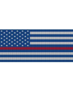 UTS JK WHITE/BLU RED LINE GRILLE INSERT