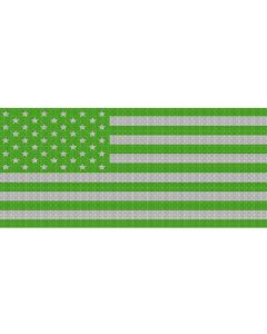 UTS JK WHITE/GREEN GRILLE INSERT