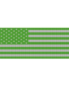 UTS JK WHITE/GREEN GRILLE INSERT