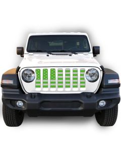 UTS JL WHITE/GREEN GRILLE INSERT