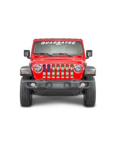 UTS JL NYPD FLAG GRILL INSERT WITH TRAIL CAMERA