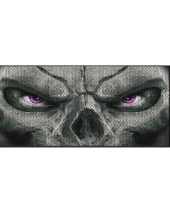 UTS JL SKULL PURPLE EYE GRILL INSERT WITH TRAIL CAMERA