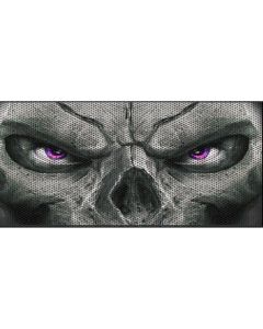 UTS JL SKULL PURPLE EYE GRILL INSERT