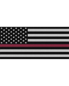 UTS JK BLACK/WHITE THIN RED LINE INSERT