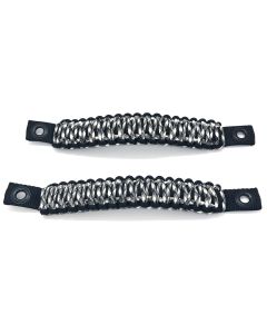 Jeep Wrangler Grab Handles Paracord JK Sound Bar Rear Side Pair Black/Urban Camo Bartact