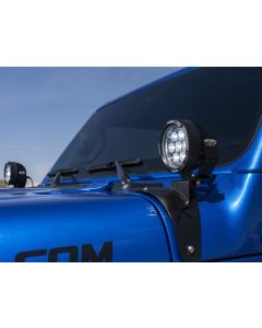 Vision X 5544180 A-Pillar Cowl Light Mounts for 18-21 Jeep Wrangler JL & Gladiator JT