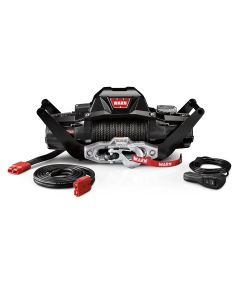 WARN 104179 ZEON 10-S Multi-Mount Winch with 100' Spydura Synthetic Rope and Hawse Fairlead 