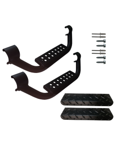 Warrior Products   3" Drop Step with Black Diamond Plate Step Pad  