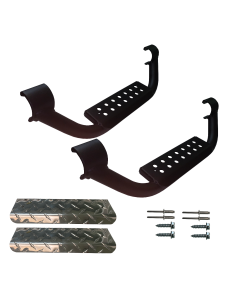 Warrior Products  3" Drop Step with Diamond Plate Step Pad  