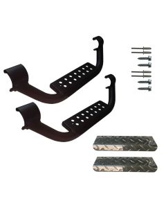 Warrior Products  6" Drop Step with Diamond Plate Step Pad  