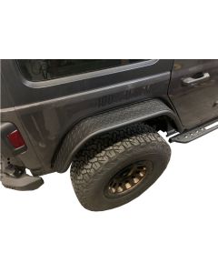 WRR REAR TUBE FENDER FLARES BLK DIA JL