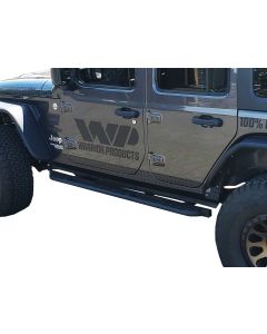 WRR SIDE PLATES ALUM DIA PLATE BLK JLU