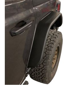 WRR RR TUBE FENDER FLARES BLK STEEL JL