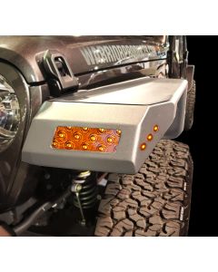 WRR FR TUBE FENDER FLARES JL RAW STEEL