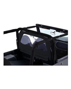 Crown Automotive WB20035 Windbreaker in Black Diamond for 07-18 Jeep Wrangler JK 