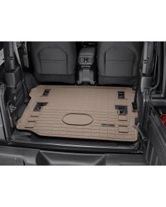 Wrangler JL 2-Door  Designated trim required for models equipped with the All-Weather Subwoofer, Cargo Liner will  limit range of motion in models equipped with the optional Trail Rail Cargo Management System