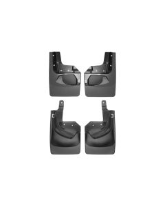 WeatherTech No Drill MudFlaps Black 2020 - 2025 Jeep Gladiator