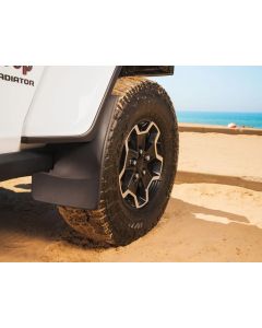 WeatherTech  No-Drill Mudflaps for 18-25 Jeep Wrangler JL & Gladiator JT