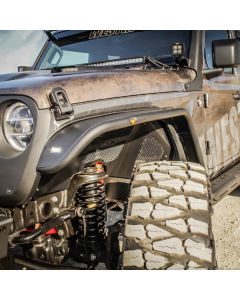 Westin 62-1025 Front Tube Fenders for 18-20 Jeep Wrangler JL & Gladiator JT
