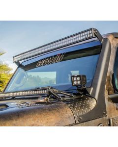 Westin 62-41085 A-Pillar LED Light Mount Brackets for 18-19 Jeep Wrangler JL