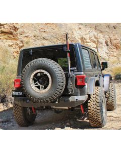 Westin  WJ2 Rear Bumper with Tire Carrier for 18-21 Jeep Wrangler JL