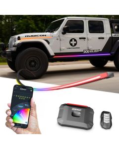 XKGLOW  XKmax RGB Addressable Accent Light Strip Kit  for Jeep Vehicles