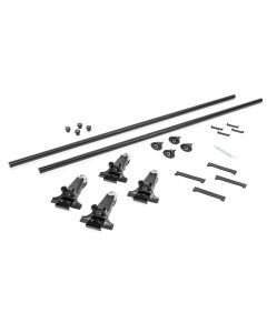 Yakima  Round Bar Rack with 1A Raingutter Mounts System for 18-21 Jeep Wrangler JL