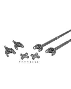 Yukon Gear & Axle YA W24174 Chromoly Front Axle Kit for 18-19 Jeep Wrangler JL with Dana 30, 27 Spline, w/FAD Delete
