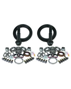 Yukon Gear & Axle  Front & Rear Ring and Pinion with Master Install kits for Jeep Wrangler TJ Rubicon with Dana 44 Front / Dana 44 Rear