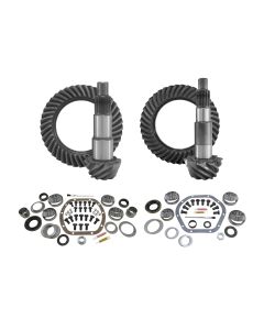 Yukon Gear & Axle  Front & Rear Ring and Pinion with Master Install kits for Jeep Wrangler JK with Dana 30 Front / Dana 44 Rear