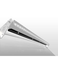 ZROADZ Z330051S Noise Cancelling Wind Diffuser  with 50" ZROADZ or similar style Straight Single Row LED Light Bar