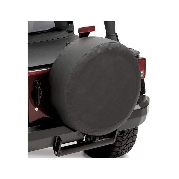 thumbnail image 2 of Bestop Black Diamond Tire Cover For 28" Diameter Tires (8" Deep) - UV Resistant Fabric With Snug Fit 2 of 12