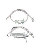 Synergy Manufacturing  Stainless Braided Brake Line Kit for 18-23 Jeep Wrangler JL
