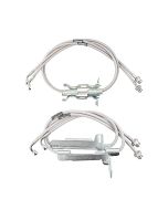 Synergy Manufacturing  Stainless Braided Brake Line Kit for 18-23 Jeep Wrangler JL