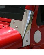 WINDSHIELD HINGE SET JK STAINLESS STEEL