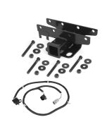 Rugged Ridge 11580.51 Hitch Receiver with Wiring Harness for 07-18 Jeep Wrangler JK with Factory Steel Bumper