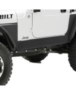Smittybilt XRC Rock Sliders in Textured Black for 97-06 Jeep Wrangler TJ & Unlimited