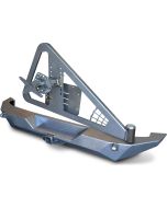 Poison Spyder  17-62-050-D Brawler Full Width Rear Bumper with Tire Carrier & Tabs for 07-18 Jeep Wrangler JK