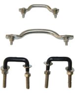 Rugged Ridge 11104.02 Windshield Tie-Down Kit in Stainless for 55-95 Jeep CJ & Wrangler YJ,