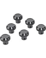 Crown Automotive RT27001 Billet Knob Set in Silver for 76-83 Jeep CJ-5, 76-86 CJ-7 & 81-85 CJ-8