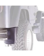 Mopar 82202307 Rear Molded Splash Guards with Jeep Logo for 97-06 Jeep Wrangler TJ