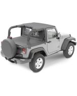 Bestop  Bikini, Duster & Windjammer Summer Combo for 10-18 Jeep Wrangler JK 2 Door with Factory Soft Top
