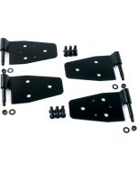 Crown Automotive RT26003 Matte Black Door Hinge Set for 87-06 Jeep Wrangler YJ, TJ & Unlimited
