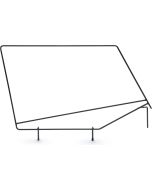 Rampage Products 89699 RMP OE Style Upper Door Frame Pair for 87-95 Jeep Wrangler YJ