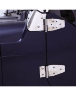 Rampage Products 7441 RMP Stainless Steel Door Hinge Set for 87-06 Jeep Wrangler YJ with Half Steel Doors, TJ & Unlimited