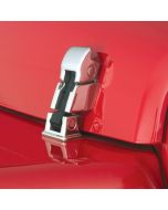 Rampage Products 74334 Stainless Steel Rock Runner Billet Hood Catch for 97-06 Jeep Wrangler TJ