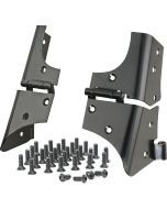 OMIX-ADA 11209.02 Windshield Hinge Set in Black for 97-06 Jeep Wrangler TJ