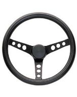 Grant Products 338 Classic Steering Wheel in Black Cushion Grip with Satin Black Spokes