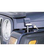 OMIX 11302.03 Chrome Locking Hood Latch Set for 97-06 Jeep Wrangler TJ