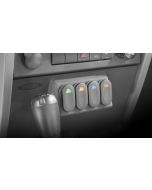 Rugged Ridge 17235.55 Lower Console Switch Panel for 07-10 Jeep Wrangler JK